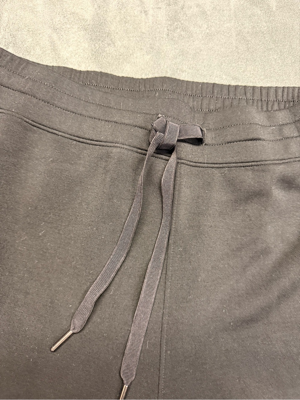 SPANX Airessientials Black Track Joggers with Drawstring -L